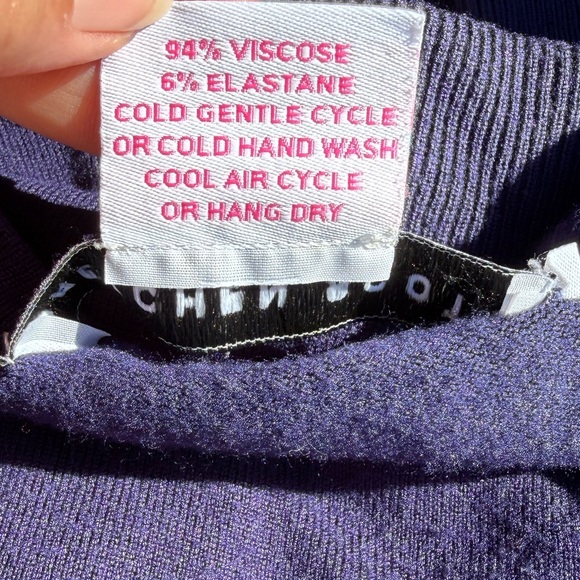 Gretchen Scott Blue Crewneck Sweater XS | Soft Knit Classic Pullover - Picture 7 of 7